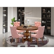 Pemberly Row 5-Piece Dining Table Set in Walnut Finish with Wood