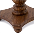 Pemberly Row 7-Piece Dining Set in Rubber Wood with Walnut Finish