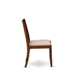 Pemberly Row 5-Piece Dining Table Set in Walnut with Linen Chairs
