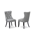 Pemberly Row 5-Piece Dining Set with Round Table in Black Finish