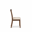 Pemberly Row 7PC Dining Set with Beige Linen Chairs and Walnut Table