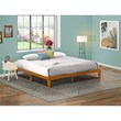 Pemberly Row King Platform Bed in Engineered Wood and Rustic Oak