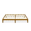 Pemberly Row King Platform Bed in Engineered Wood and Rustic Oak