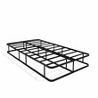 Pemberly Row Twin Metal Bed Frame in Black Finish
