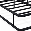 Pemberly Row Twin Metal Bed Frame in Black Finish