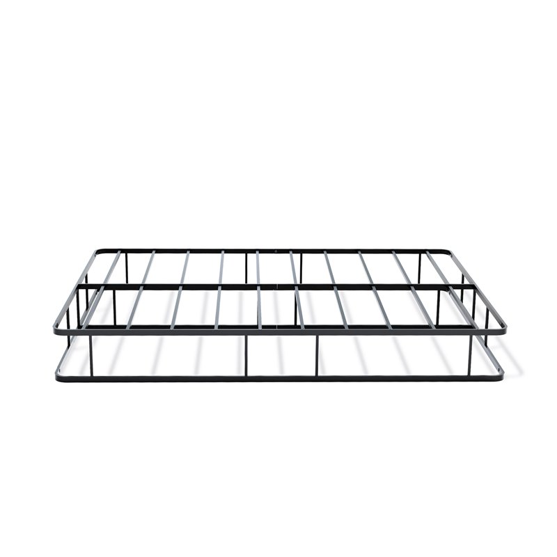 Pemberly Row Full Metal Bed Frame in Black Powder Coat Finish