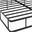 Pemberly Row Full Metal Bed Frame in Black Powder Coat Finish