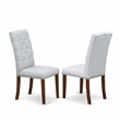 Pemberly Row 11-Piece Dining Table Set with Gray Chairs in Antique Walnut Finish