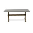 Pemberly Row 5-Piece Dining Set with Distressed Jacobean Wood Finish