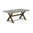 Pemberly Row 5-Piece Dining Set with Distressed Jacobean Wood Finish