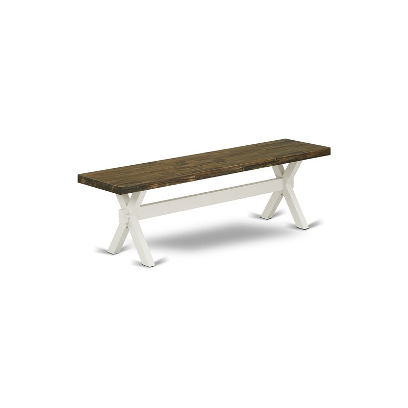 Pemberly Row 6-Piece Wood Dining Table Set with Gray Fabric Seats