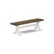 Pemberly Row 6-Piece Wood Dining Table Set with Gray Fabric Seats