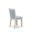 Pemberly Row 5-Piece Acacia Wood Table and Baby Blue Chair Set