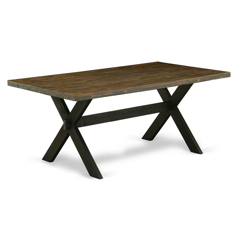 Pemberly Row 5-Piece Acacia Wood Dining Set in Multi-Color