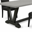 Pemberly Row 5-Piece Dining Table and Upholstered Chairs in Multi-color