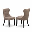 Pemberly Row 6-Piece Wood Dining Set with Bench in Black