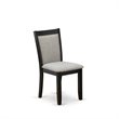 Pemberly Row 7-Piece Rubber Wood Dining Set with Linen Fabric Chairs