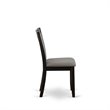 Pemberly Row 5-Piece Wood Dining Set in Linen White and Dark Gray