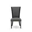 Pemberly Row 7-Piece Wooden Dining Set in Linen White and Dark Gray