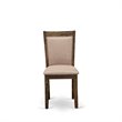 Pemberly Row 7-Piece Dining Set in Cement/Gray/Jacobean Finish
