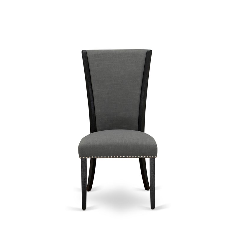 Pemberly Row 7-Piece Wood Dining Set in Cement and Gotham Grey
