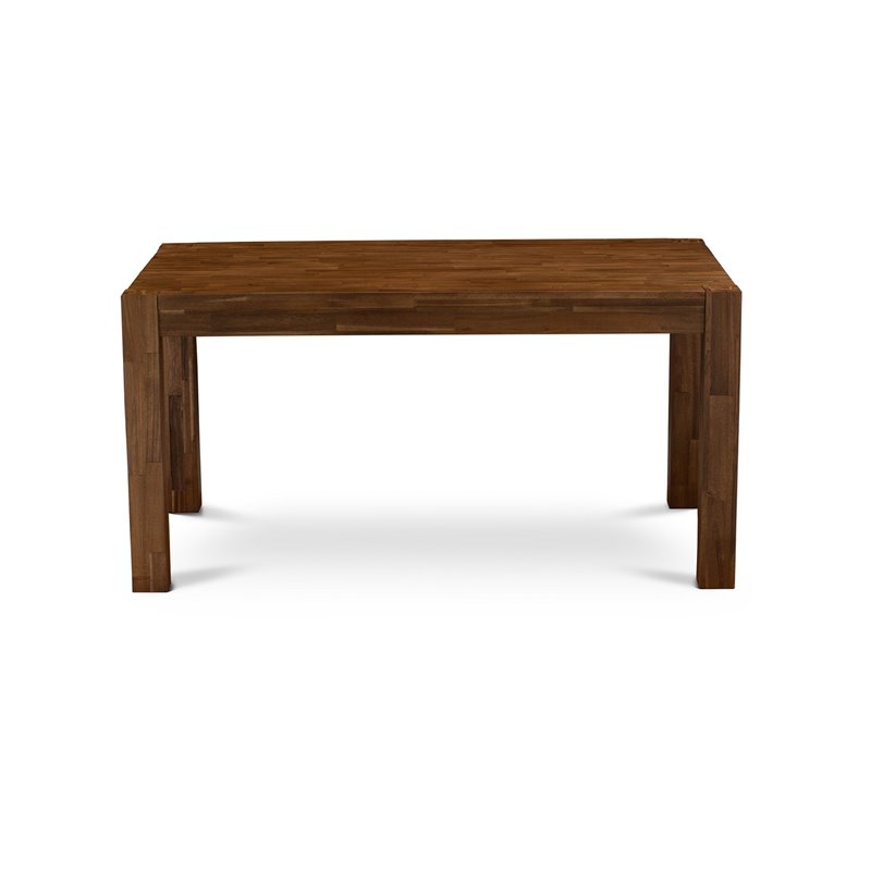 Pemberly Row 5-Piece Wooden Dining Set with Walnut Finish and Gray Upholstery