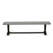 Pemberly Row 6-Piece Dining Set with Cement Table and Bench