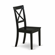 Pemberly Row 3-Piece Round Kitchen Set with Wooden Dining Chairs