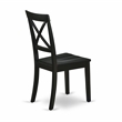 Pemberly Row 3-Piece Round Kitchen Set with Wooden Dining Chairs