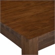 Pemberly Row 7-Piece Wood Dining Set in Antique Walnut and Brown