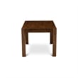 Pemberly Row 5-Piece Wood Dining Set with Clay Linen Fabric Chairs