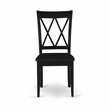 Pemberly Row 5-Piece Round Dining Table Set with Chairs in Black Finish