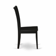 Pemberly Row 5-Piece Round Dining Table Set with Chairs in Black Finish