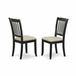 Pemberly Row 3-Piece Round Dining Table Set with Linen Fabric Chairs