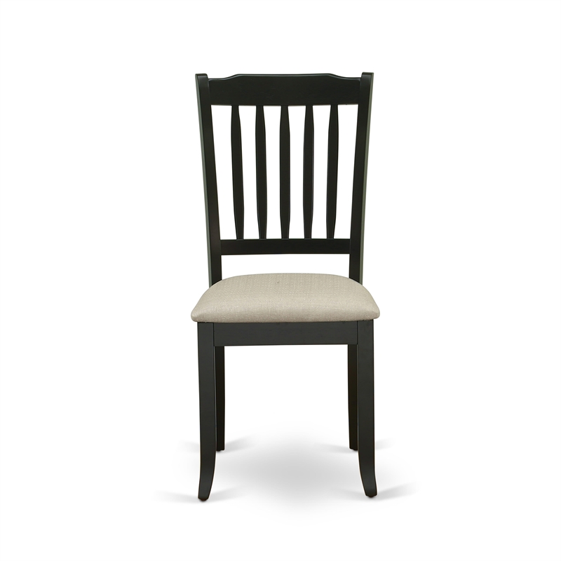 Pemberly Row 3-Piece Round Dining Table Set with Linen Fabric Chairs
