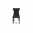 Pemberly Row 3-Piece Dining Table Set with Linen Fabric Chairs in Black