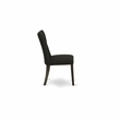 Pemberly Row 3-Piece Dining Table Set with Linen Fabric Chairs in Black