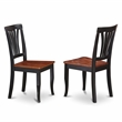 Pemberly Row 3-Piece Dining Table Set with Slatted Back Chairs in Cherry