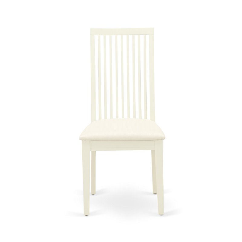 Pemberly Row 7-Piece Wood Dining Set in Linen White