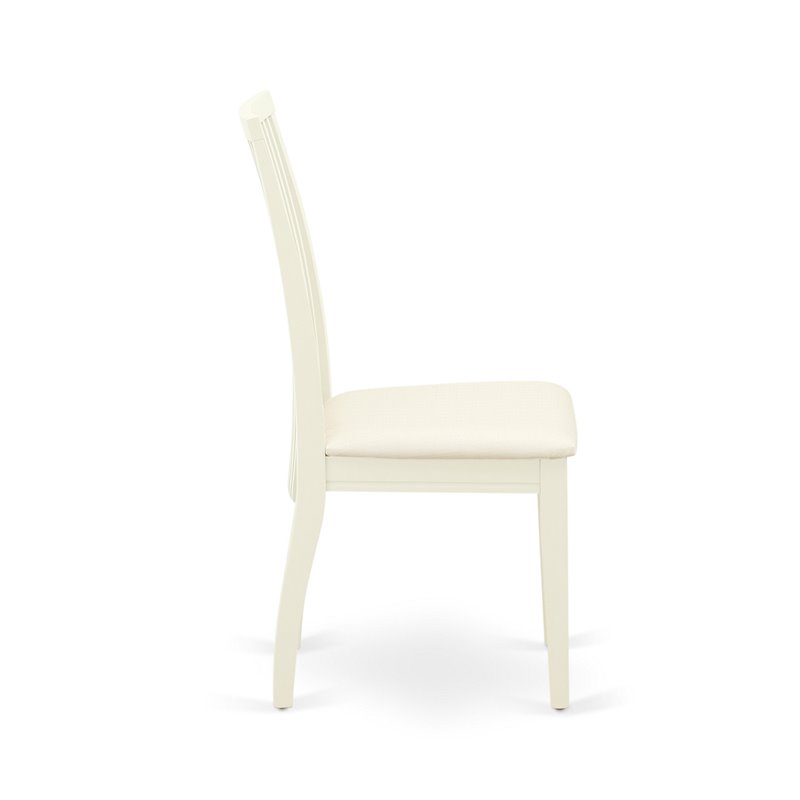 Pemberly Row 7-Piece Wood Dining Set in Linen White