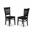 Pemberly Row 3-Pc Dining Set with Wood Table and Slatted Back Chairs