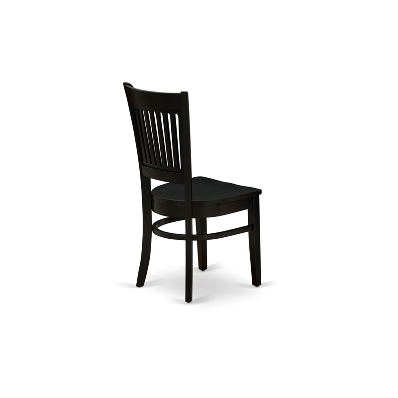 Pemberly Row 3-Pc Dining Set with Wood Table and Slatted Back Chairs