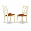 Pemberly Row 5 Pc Dining Table Set in Buttermilk & Cherry Hardwood