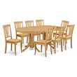 Pemberly Row 9-Piece Oak Dining Room Set with Butterfly Leaf