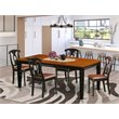 Pemberly Row 5-Piece Dining Table Set with Butterfly Leaf Black Cherry