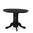 Pemberly Row 3-Piece Kitchen Dining Set in Black Finish