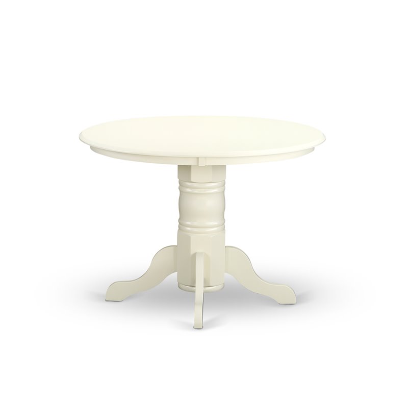 Pemberly Row 5-Piece Wood Dining Set in Linen White & Gray