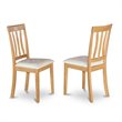Pemberly Row 7-Piece Rubberwood Dining Set with Oval Table in Light Oak