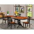 Pemberly Row 5-Piece Wood Kitchen Set with Cherry Finish