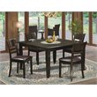Pemberly Row 5-Piece Wood Dining Table Set in Cappuccino Finish